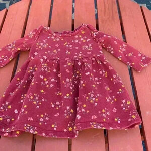 Five for 25 Carter’s winter weight dress with snaps in the back and long sleeves